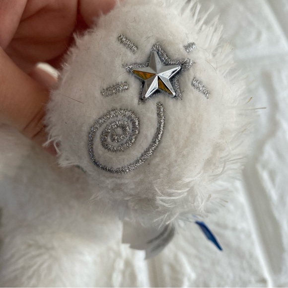 Russ Berrie Shining Stars White cat plush toy NWT code Pink Ribbon - Picture 7 of 9